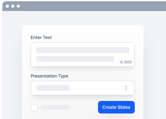 text to presentation slides ai